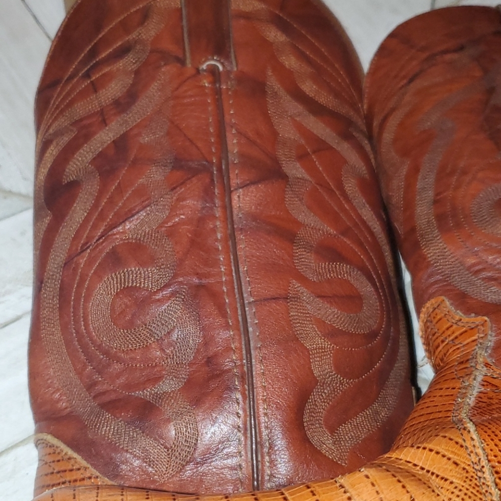 Durango S.8.5 Dark Brown Leather Boots 👢 - Picture 9 of 11
